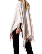 Solid Color Fringe Kimono