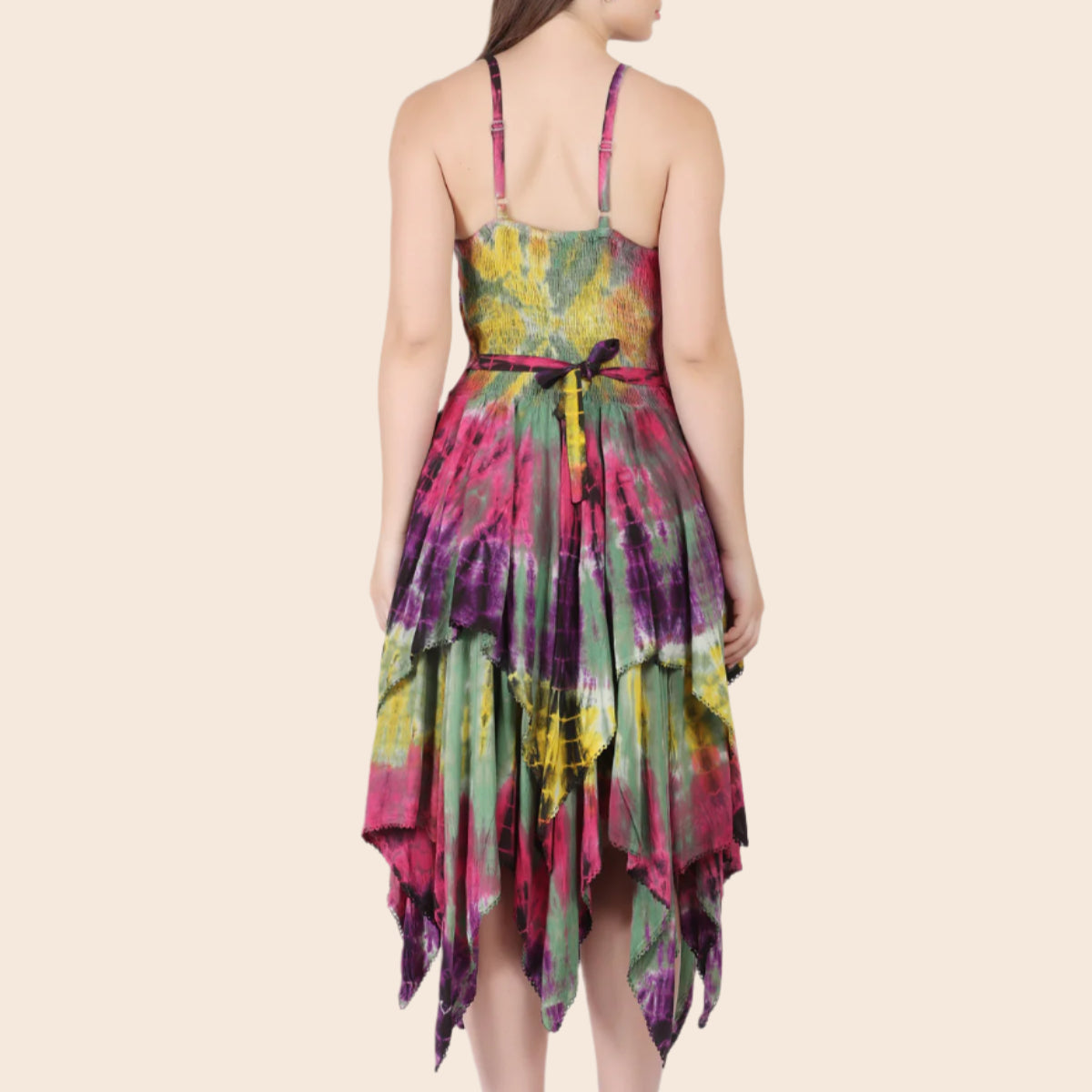 Tie Dye Corset Fairy Dress