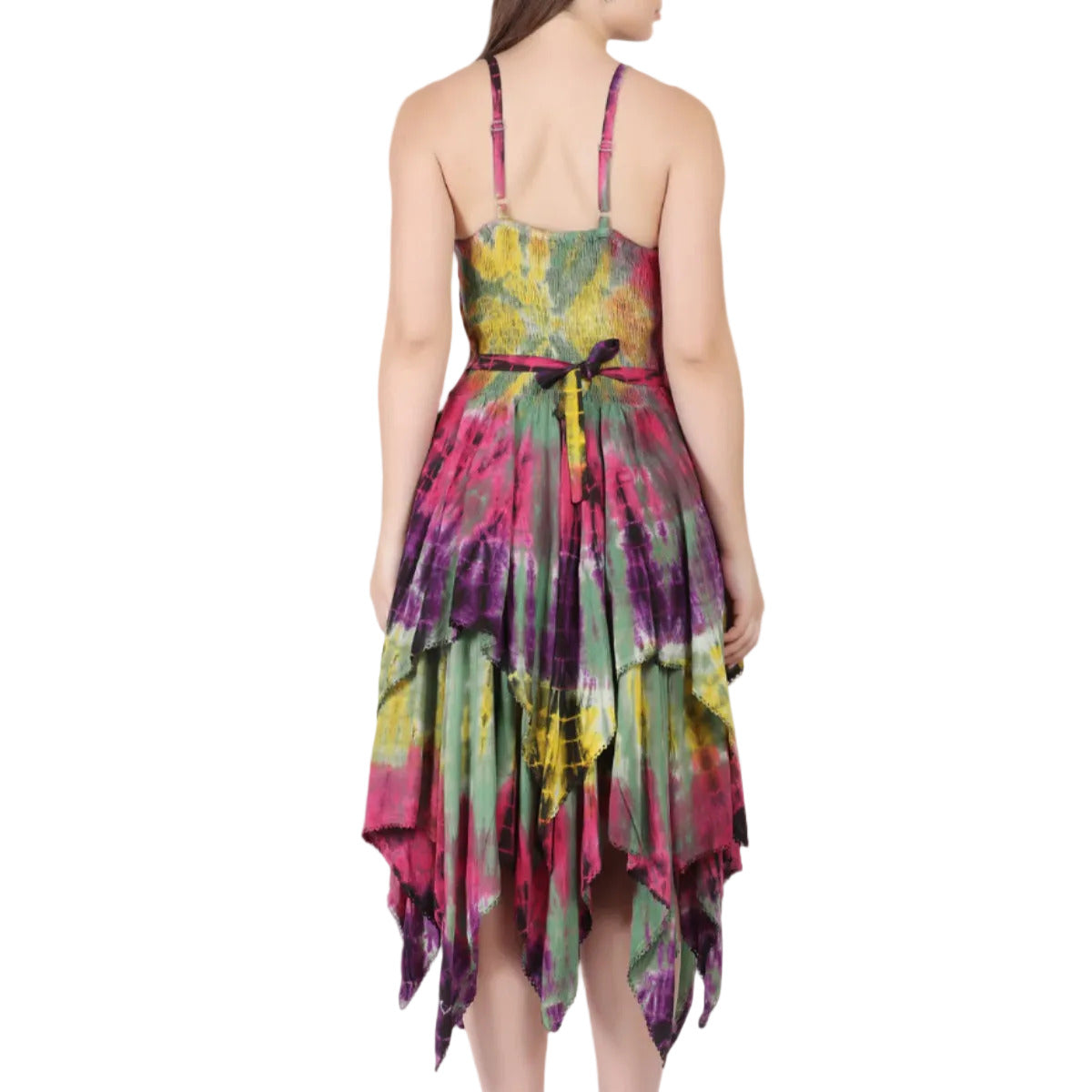 Tie Dye Corset Fairy Dress