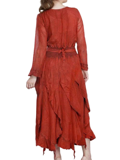 Long Sleeve Renaissance Dress