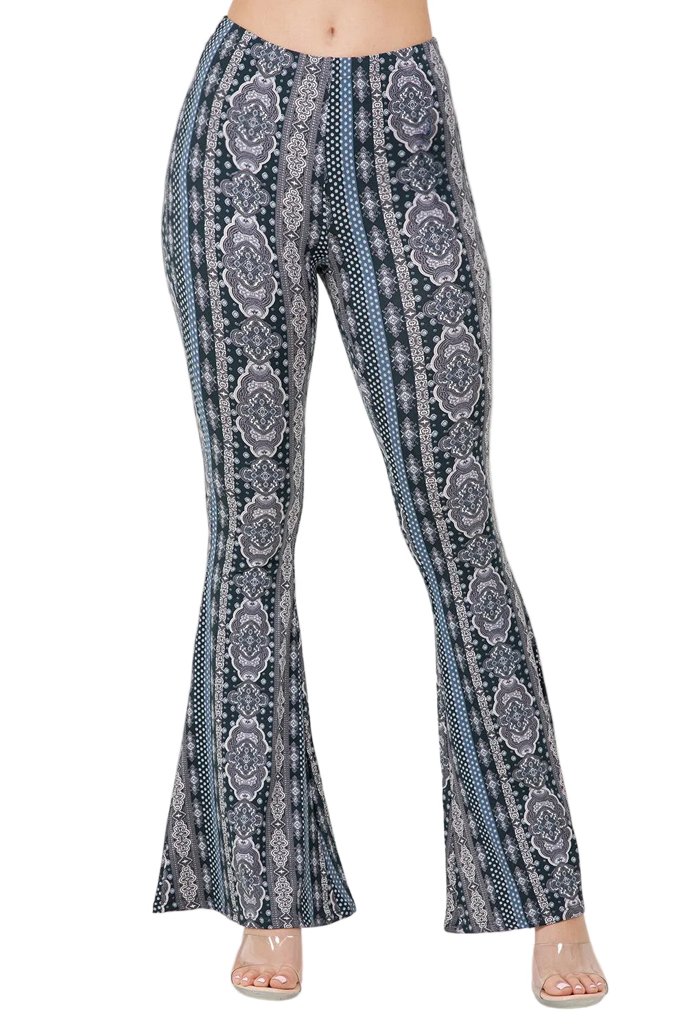 Boho Printed Flared Pants
