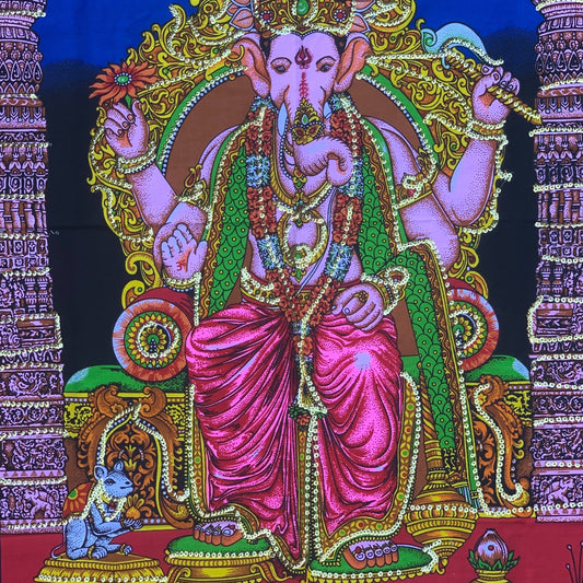 Ganesh Tapestry 30" X 43"