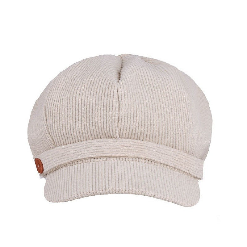 Corduroy Cabbie Hat