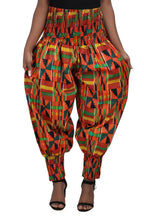 Ankara Print Harem Pants w/ Elastic Ankle