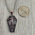 Anubis and Ankh Stainless Steel Necklace