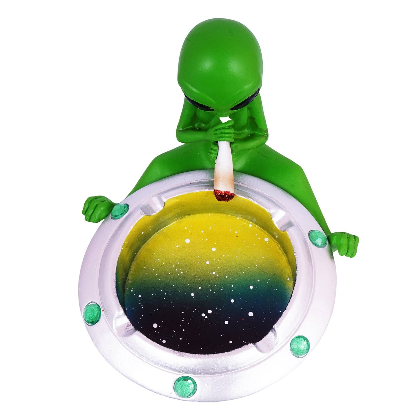 Token Alien on Spaceship Ashtray