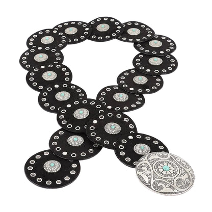 Faux Suede Disc Belt