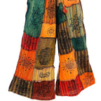 Plus Size Patchwork Wide Leg Palazzo Pant