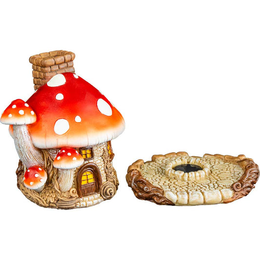 Mushroom House Incense Cone Burner