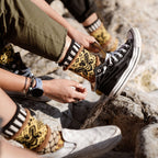 Honey Bee Crew Socks| USA Made Giveback Socks for Polinators