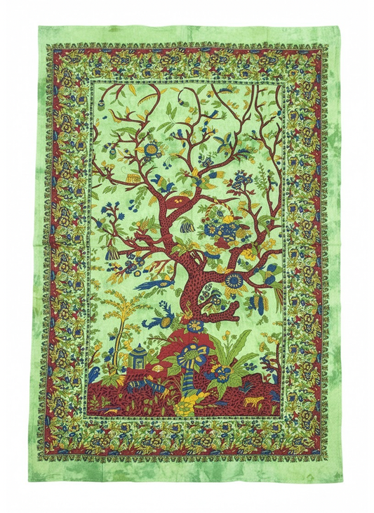 Tree of Life Tapestry Wall Hanging – Boho Beach Throw