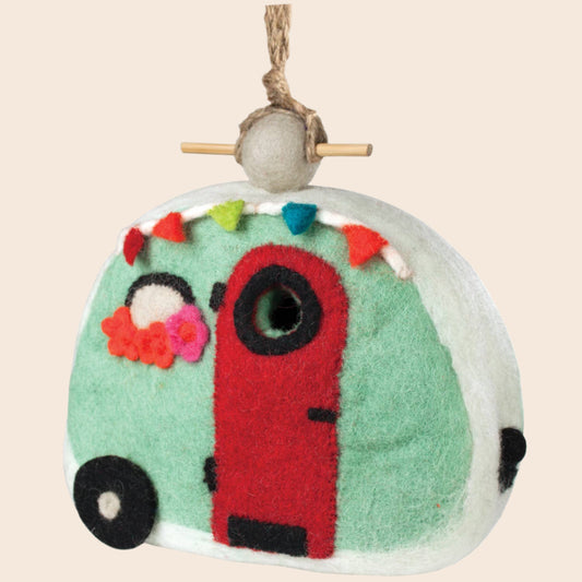 Retro Camper Birdhouse