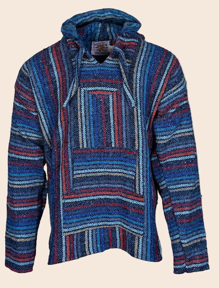 Baja Small Blue Stripes