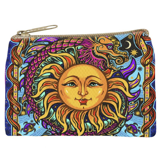 Dragon Sun Zipper Pouch