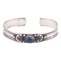 1/4" Gemstone Cuff