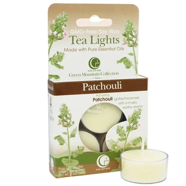 Patchouli Tealight Box 4pk