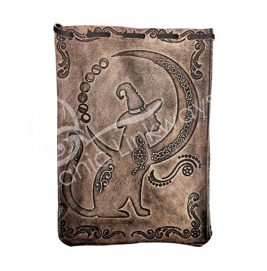 Brown Leather Cat Pouch