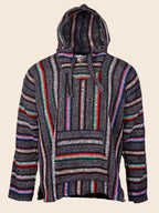 Baja Gray and Multicolor Stripes