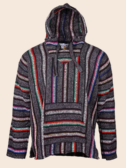 Baja Gray and Multicolor Stripes