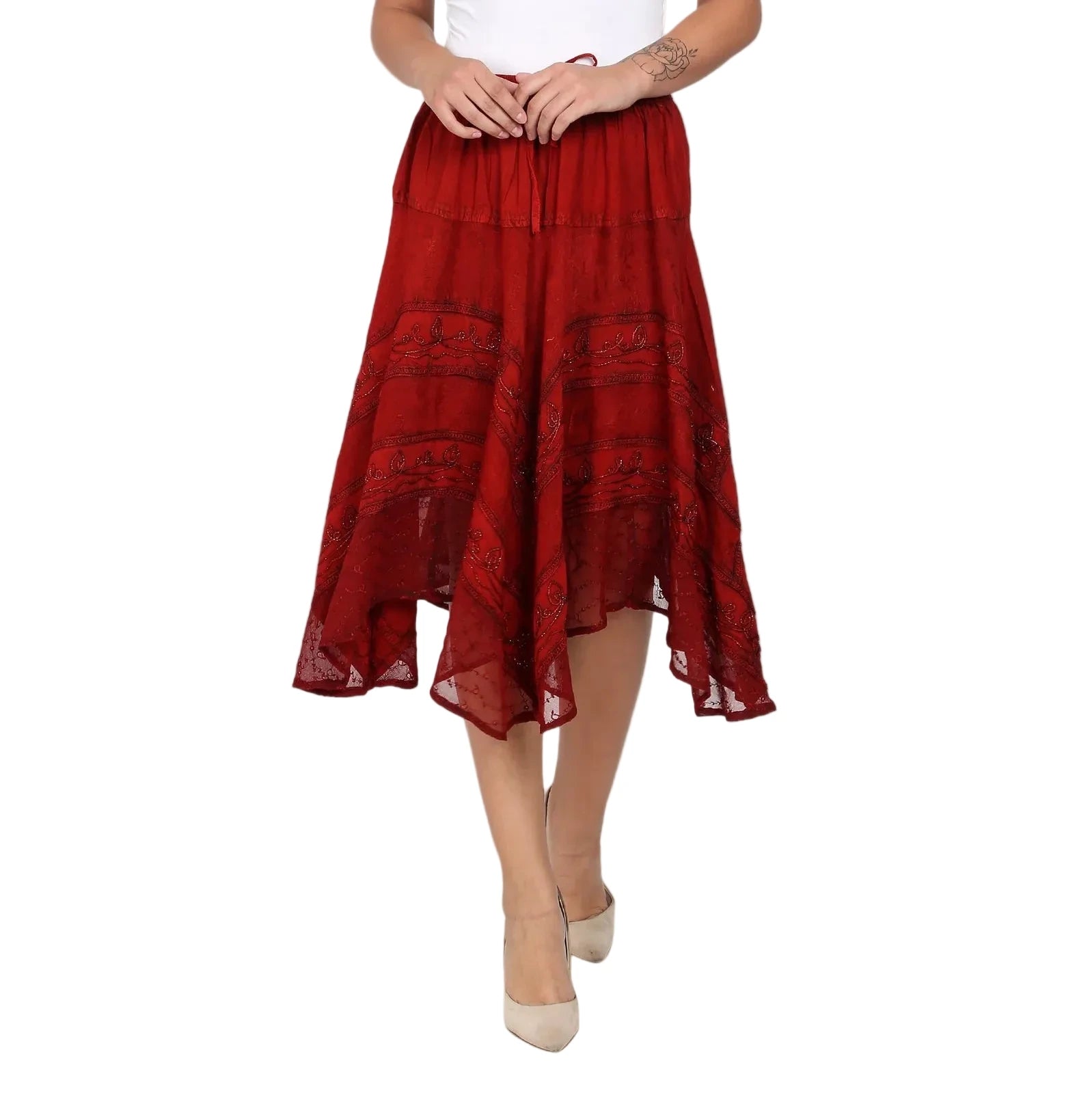 Renaissance Midi Length Skirt