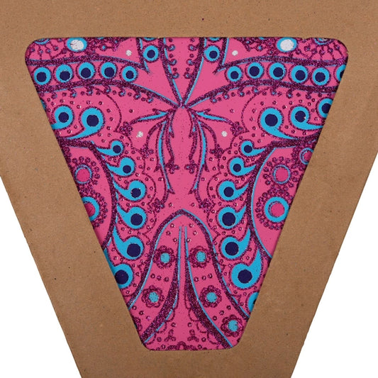 Fuschia Dreams Paper Star Lantern
