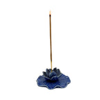 Ceramic Lotus Leaf Incense Holder