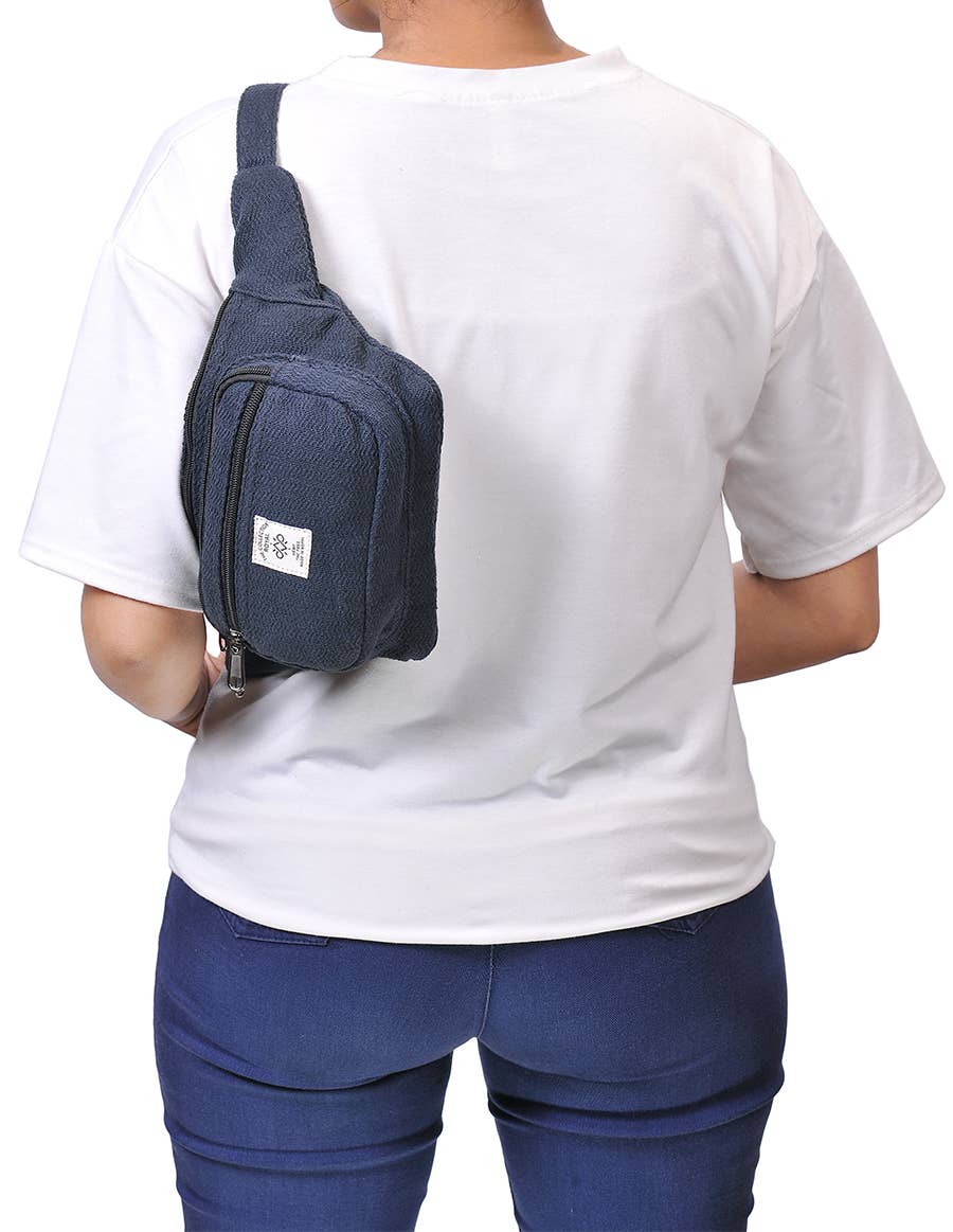 Hippie Boho Hemp Cotton Bohemian Fanny Pack