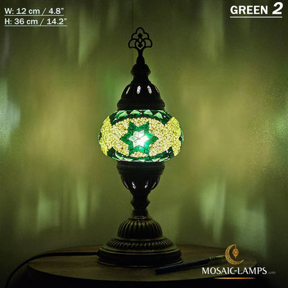 Turkish Mosaic Globe Table Lamp