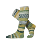 Fiddlehead Knee Socks | USA Made Sustainable Mismatched Sock