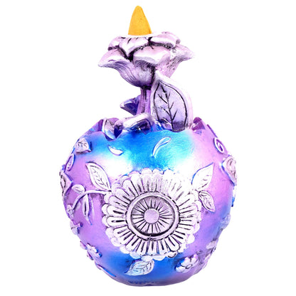 Metallic Skull Back Flow  Incense Burner