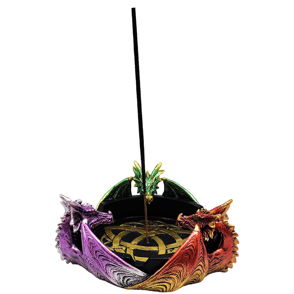 3 Dragon Incense Burner/Ashtray