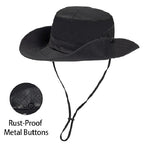 Outdoor UV Protection Packable Ponytail Hat