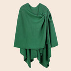 Solid Ruana with Shoulder Strap