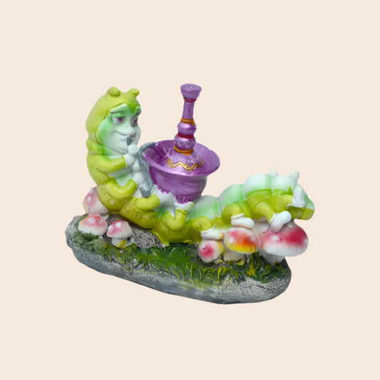 Caterpillar Smoking A Hookah Incense Burner
