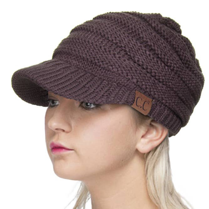 C.C Knitted Brim Hat