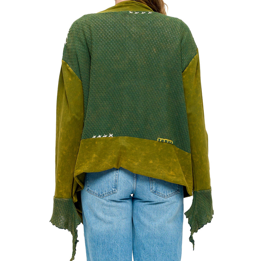 Boheminan Cardigan Handstitich Vintage Wash