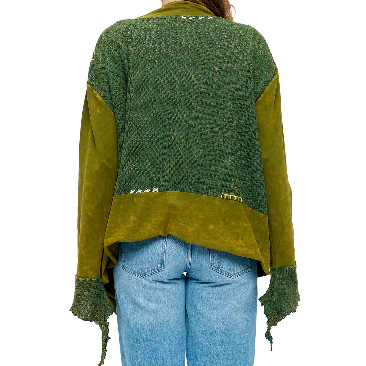 Boheminan Cardigan Handstitich Vintage Wash