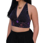 Boho Fairycore Reversible Cotton Embroidered Bralette