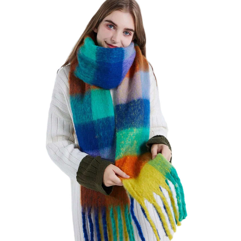 Colorful Checkered Scarf