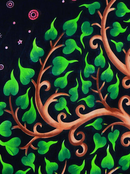Elephant Tree Tapestry Wall Decor Beach Throw 80” X 50”