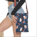 Cat & Flower CrossBody Bag