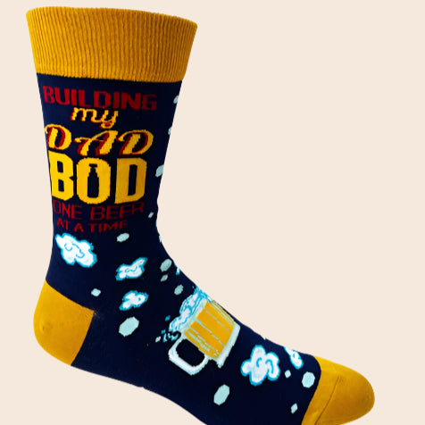 Dad Bod Beer Men's Socks