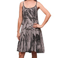 Charcoal Charm Babydoll Dress