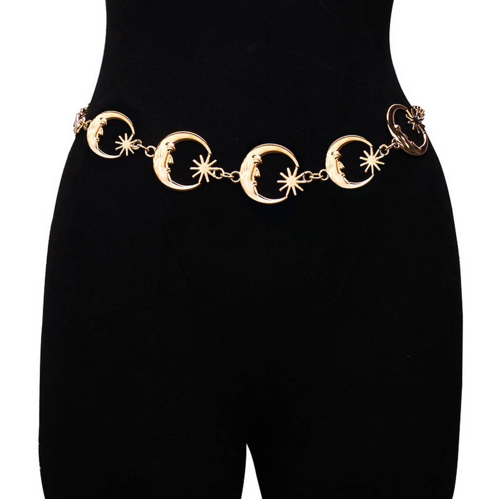 Sun or Moon Chain Belt