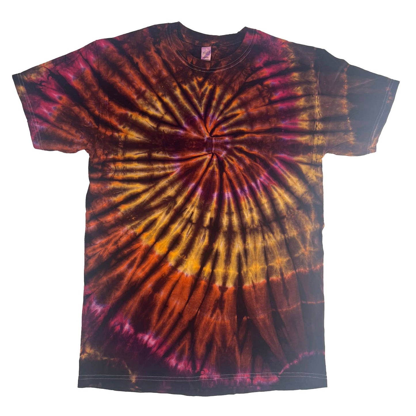 Electric Tie Dye Unisex Cotton T Shirt