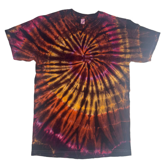 Electric Tie Dye Unisex Cotton T Shirt