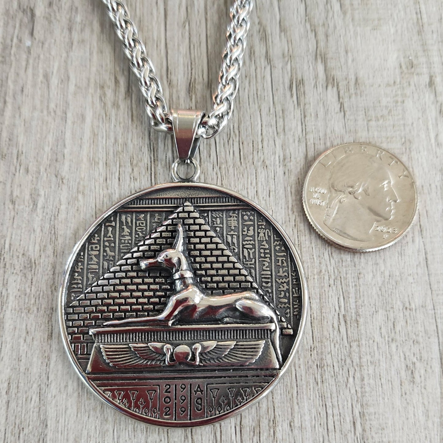 Anubis Stainless Steel Necklace