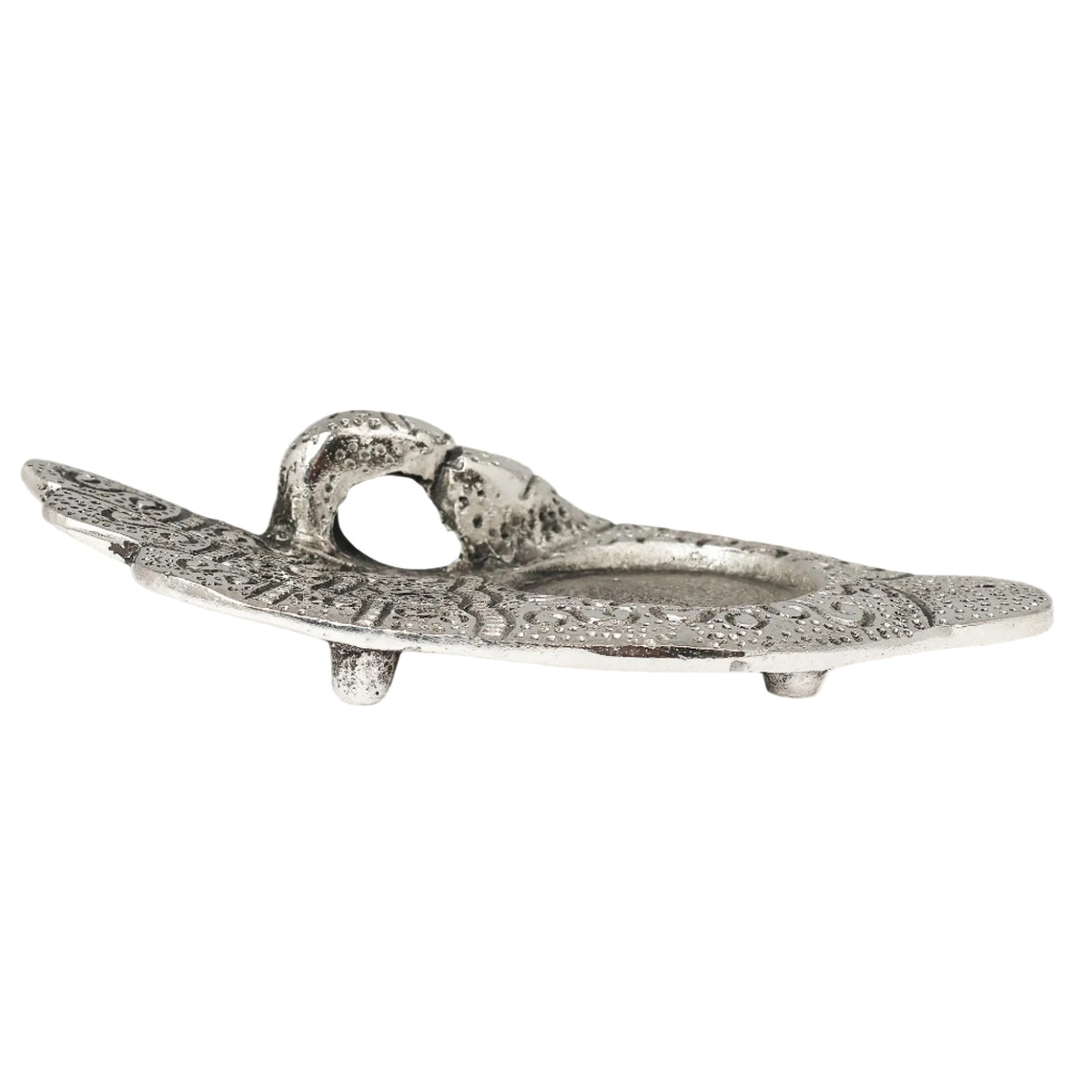 Metal Buddha Hand Candle & Incense Holder