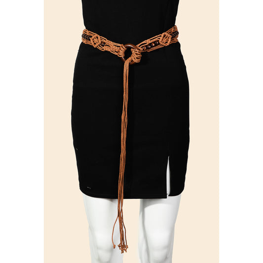 Rope Braided Boho Belt