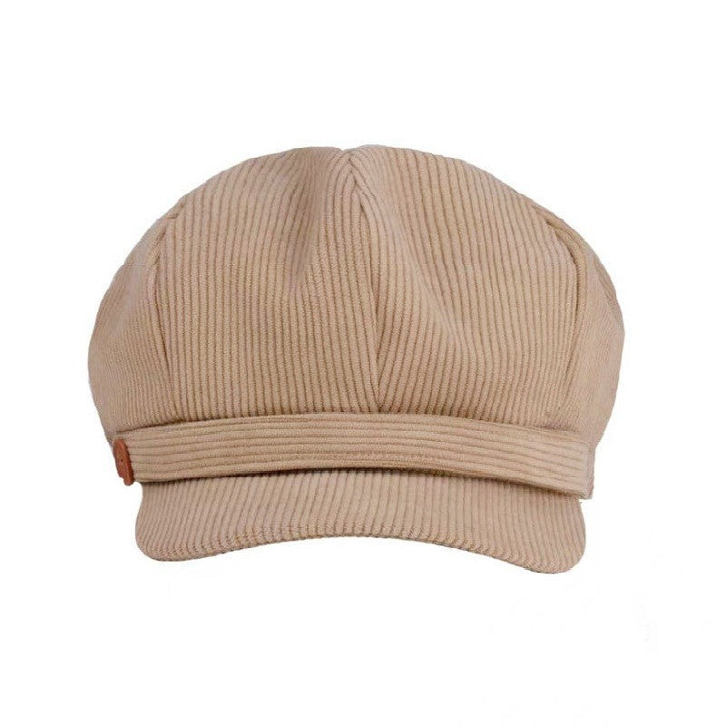 Corduroy Cabbie Hat